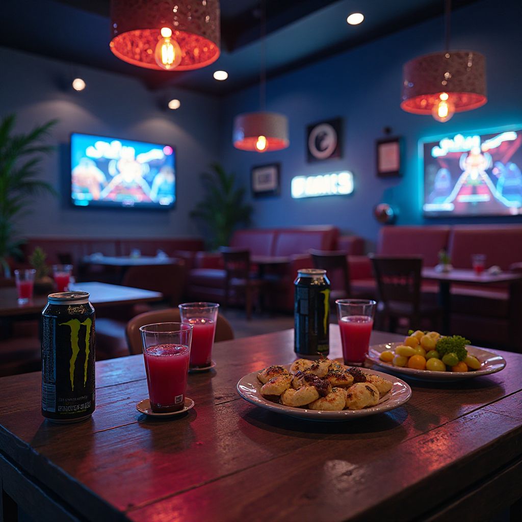 Refreshment area and café