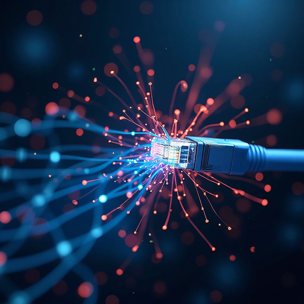 Ultra-fast fiber internet connection
