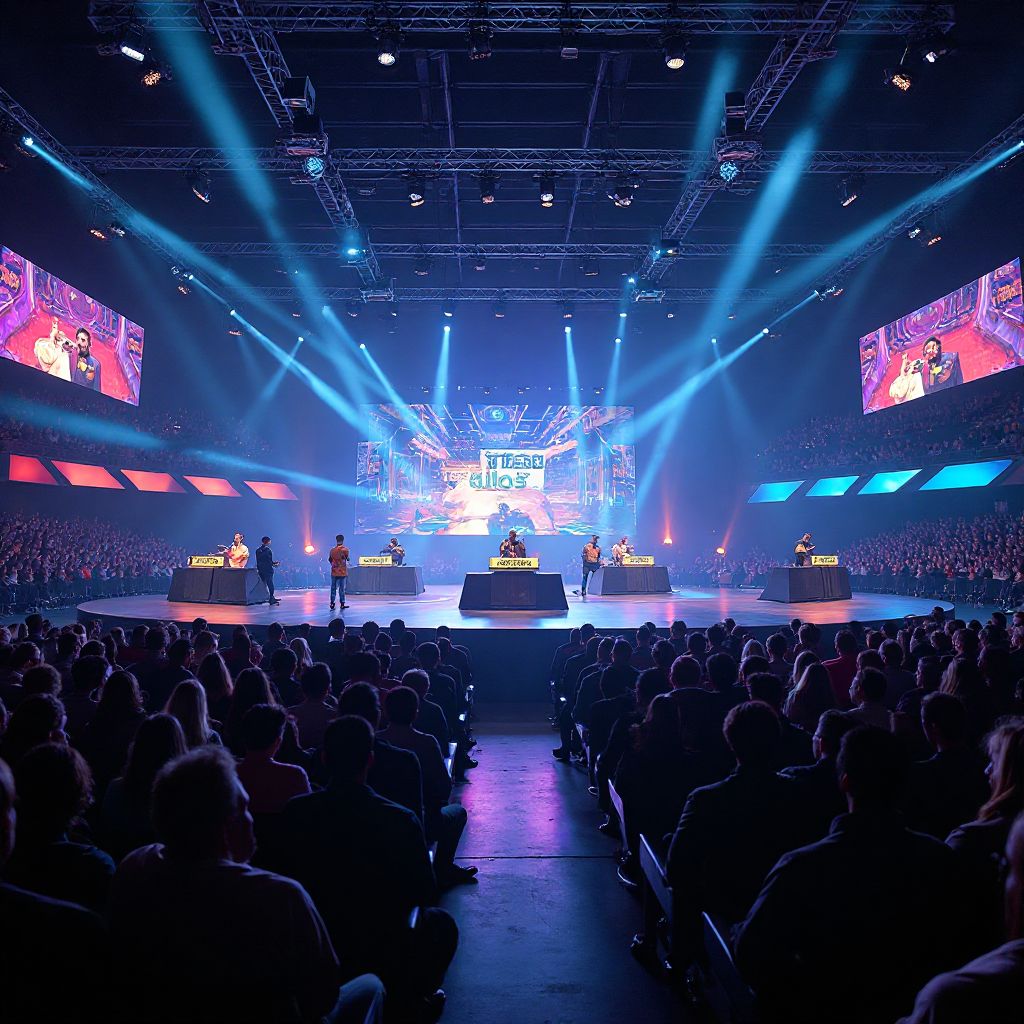 eSports tournament arena